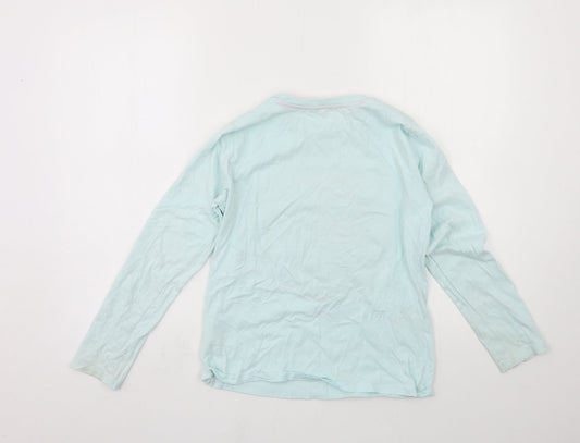 PEP & CO Girls Blue Jersey Basic T-Shirt Size 10-11 Years - OMG