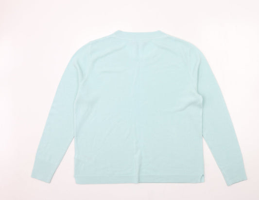 Priciples Womens Blue Knit Pullover Jumper Size 18