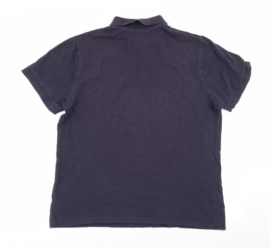 Asda George Mens Blue Polo Size L
