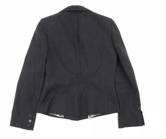 Autonomy Womens Black Jacket Blazer Size 10