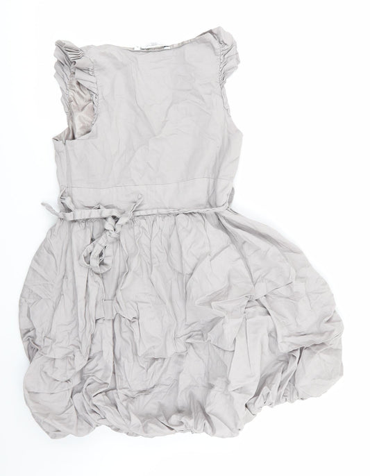 New Look Womens Grey Fit & Flare Size 10