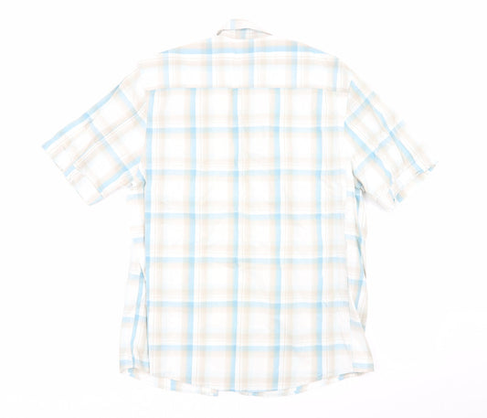 Asda George Mens Multicoloured Check Button-Up Size M