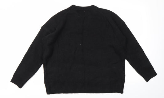 Preworn Womens Black Pullover Jumper Size L