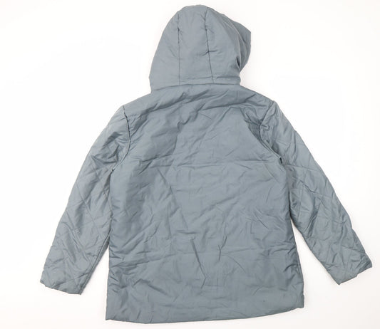 Preworn Womens Blue Jacket Coat Size M