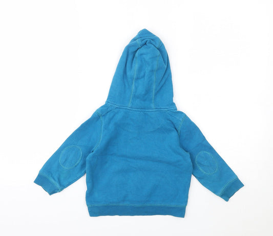 Debenhams Girls Blue Geometric Pullover Jumper Size 2-3 Years