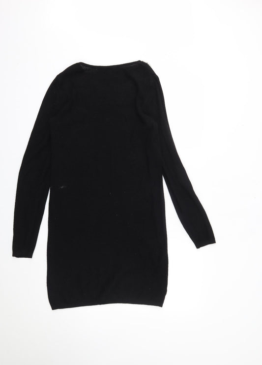 George Womens Black Fit & Flare Size 8