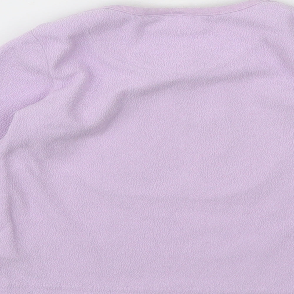 Primark Girls Purple Geometric Top Pyjama Top Size 3-4 Years