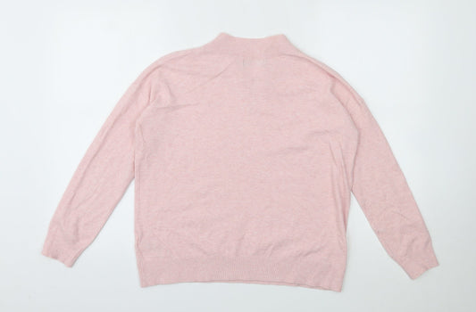 M&S Womens Pink Pullover Jumper Size S