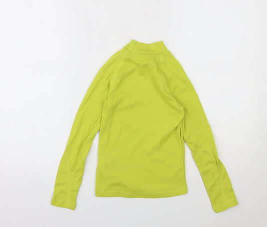 DECATHLON Boys Green Basic T-Shirt Size 8 Years