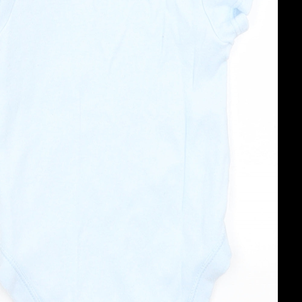 M&S Baby Blue Romper One-Piece Size 0-3 Months