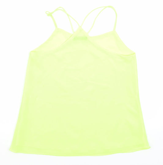 Quiz Womens Yellow Camisole Tank Size 10