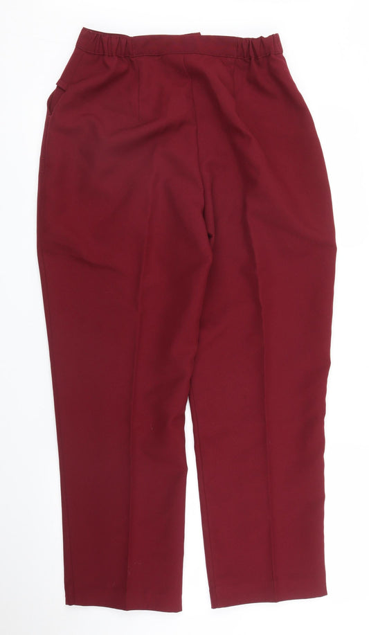 Queen Eleanor Womens Purple Trousers Size 10 L25 in