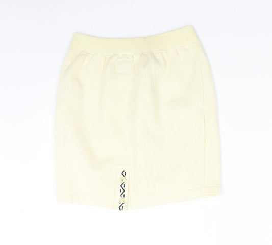DASH Womens Ivory Mini Skirt Size S