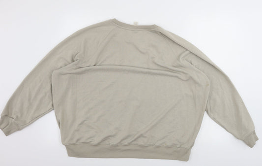 H&M Mens Beige Pullover Jumper Size XL