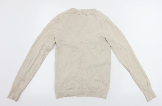 River Island Womens Beige Pullover Jumper Size 10