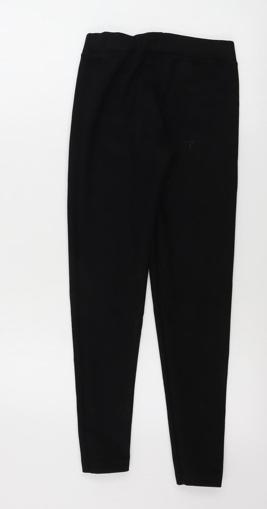 Preworn Womens Black Sweatpants Trousers Size S L22 in