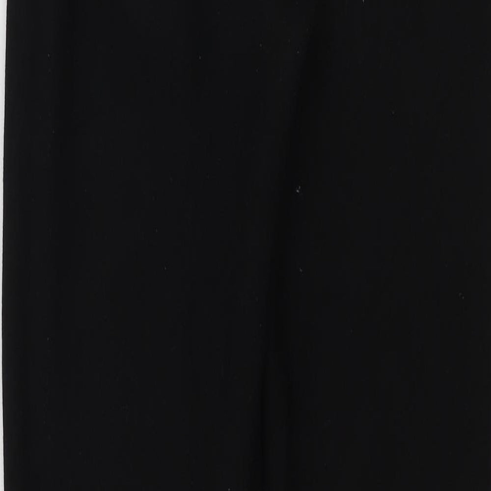 Preworn Womens Black Sweatpants Trousers Size S L22 in