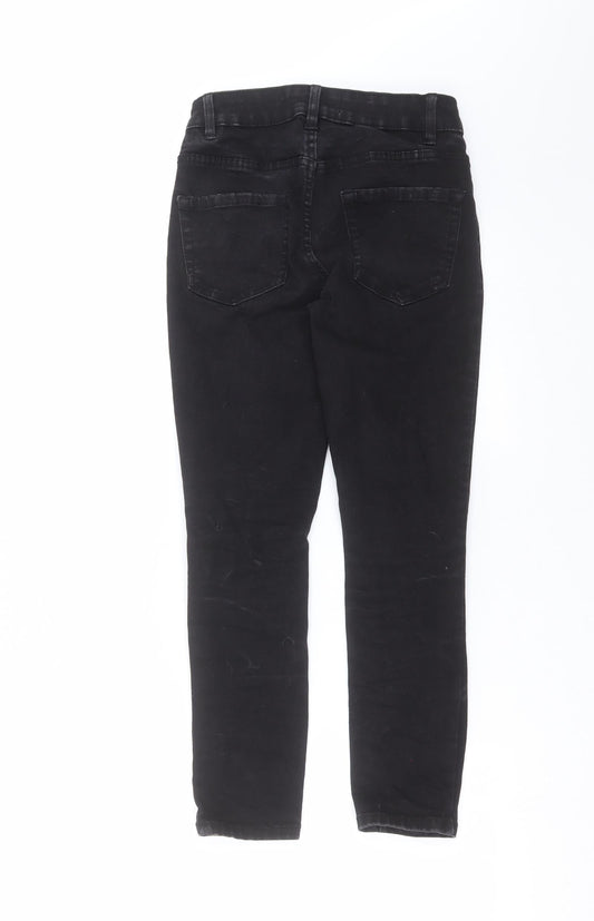 New Look Womens Black Denim Skinny Jeans Size 6 L24 in