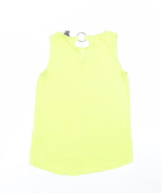 New Look Womens Green Basic Blouse Size 10
