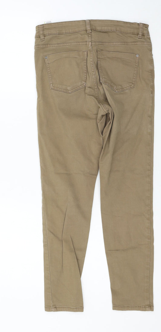 Marks and Spencer Womens Brown Skinny Jeans Size 66 in L25 in