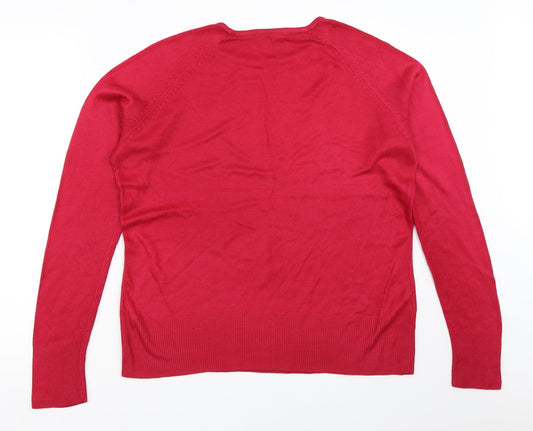 Papaya Womens Pink Pullover Jumper Size 14