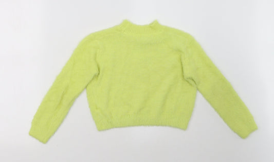 Primark Girls Green Pullover Sweatshirt Size 9-10 Years