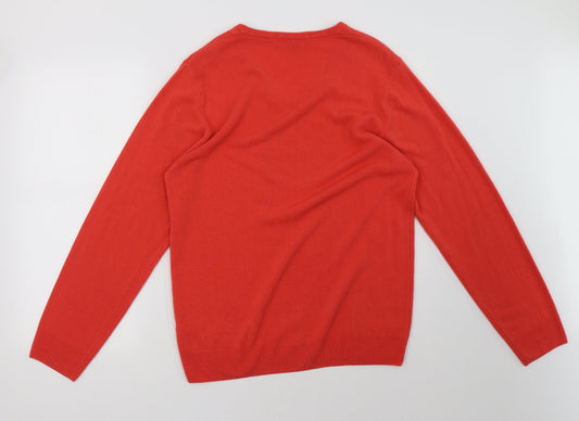 Marks and Spencer Mens Pink Pullover Sweatshirt Size M