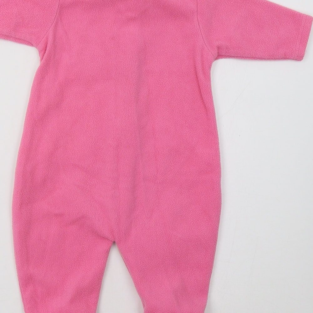 Early Days Baby Pink Floral Babygrow One-Piece Size 3-6 Months - Bunny