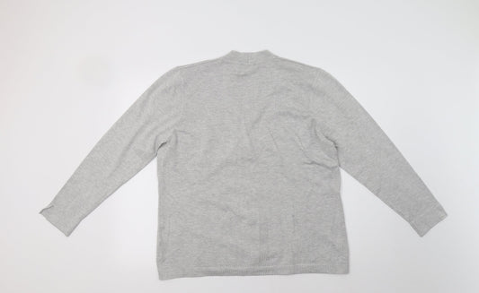Marble Womens Grey Pullover Jumper Size L