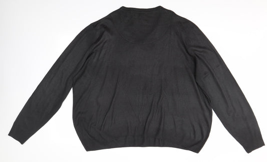 Avenue Mens Grey Pullover Jumper Size 2XL