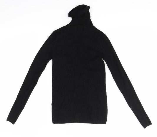 M&S Womens Black Pullover Jumper Size 6