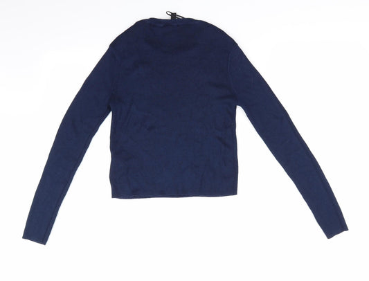 Divided Womens Blue Pullover Jumper Size 10