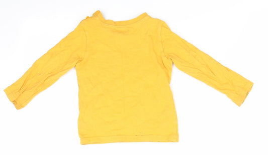 Baby M&Co Boys Yellow Basic Casual Size 12-18 Months - Bicycles Super Awesome Dude