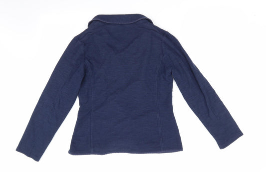 New Look Womens Blue Jacket Coat Size 10 - Soft Feel