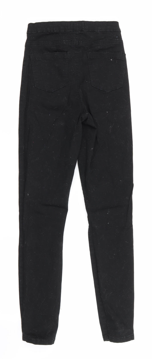 Denim Co Womens Black Skinny Jeans Size 6 L27 in