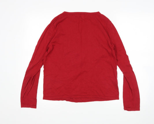 NEXT Womens Red Pullover Jumper Size 8