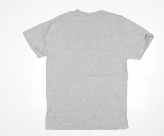 Ilsarto Womens Grey T-Shirt Dress Size M