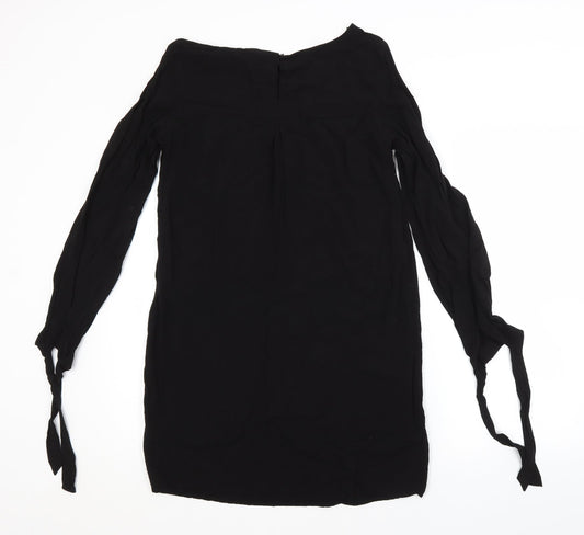 H&M Womens Black T-Shirt Dress Size 6