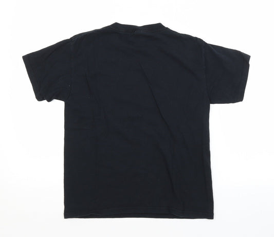 Preworn Boys Blue Basic T-Shirt Size M - IRON MAN