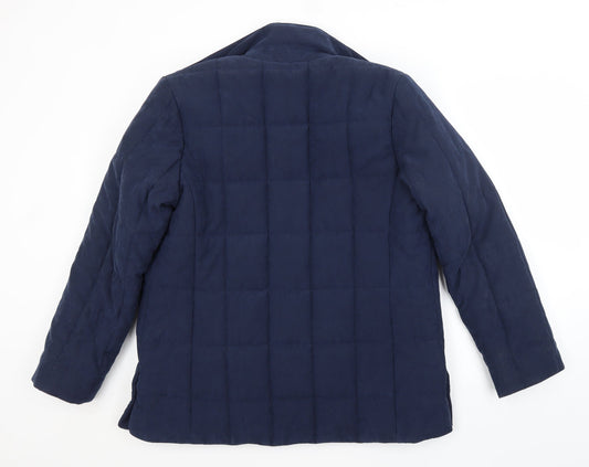 M&D Womens Blue Jacket Size 12