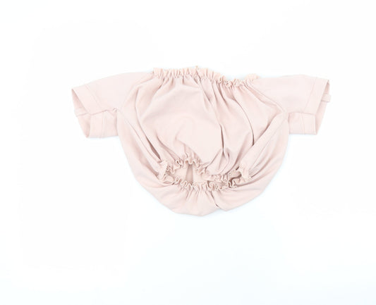 New Look Womens Pink Basic Blouse Size 10