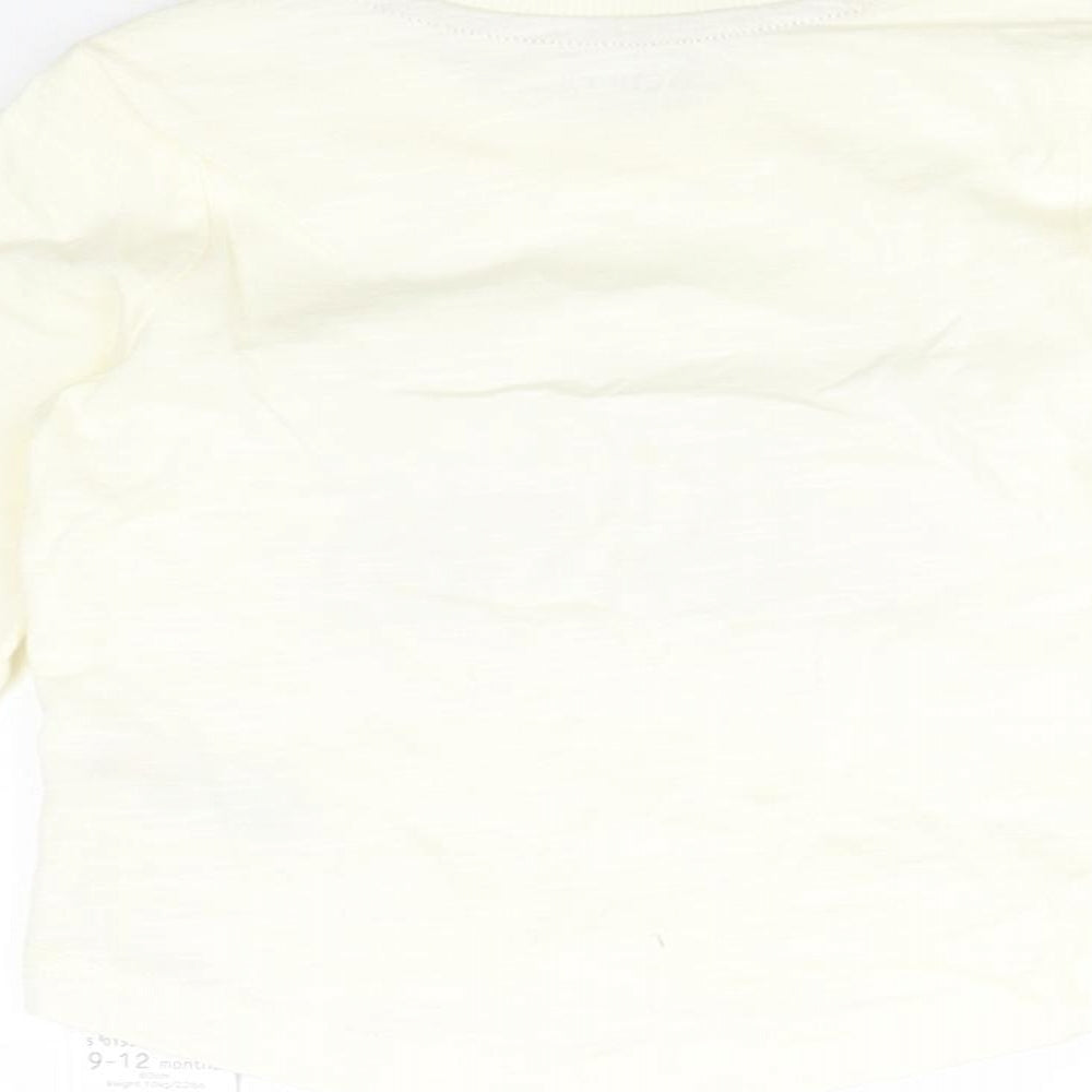 Nutmeg Yellow Basic T-Shirt Size 9-12 Months - LITTLE BRO HUGS