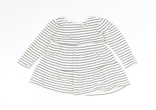 Primark Girls Multicoloured Striped A-Line Size 9-12 Months