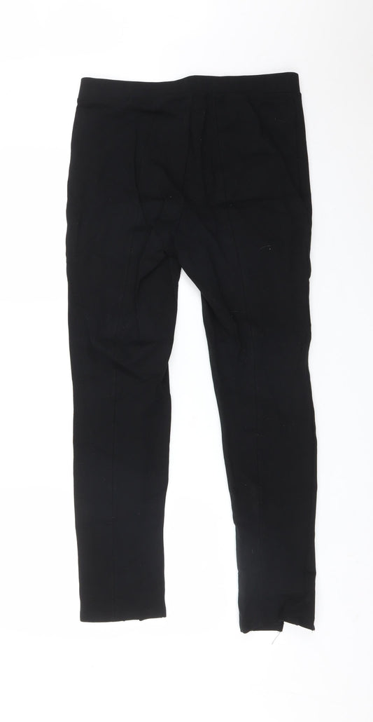 MNG Womens Black Trousers Size L L28 in