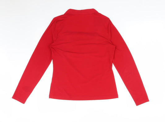 Kaleidoscope Womens Red Basic T-Shirt Size 14