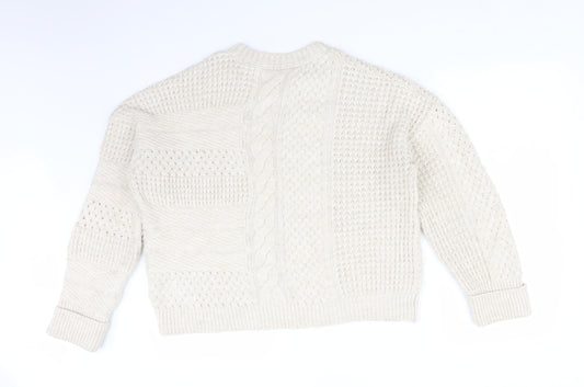 NEXT Womens Beige Pullover Jumper Size M