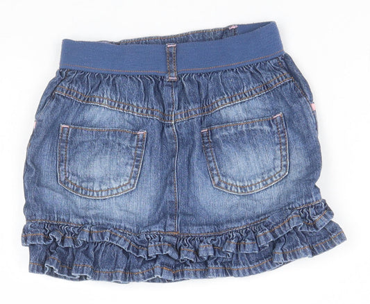 George Girls Blue A-Line Skirt Size 3-4 Years