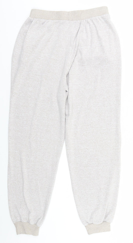 M&Co Womens Grey Sweatpants Trousers Size 12 L28 in