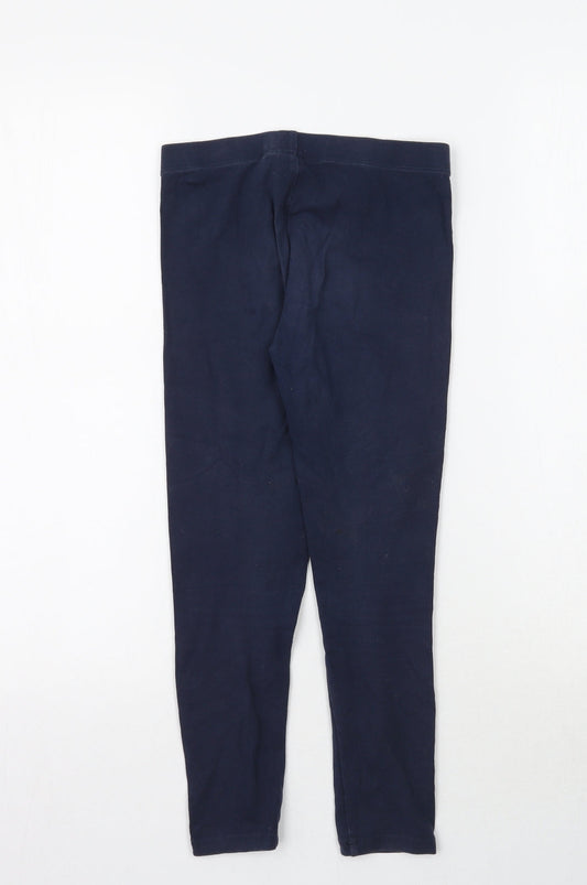 NEXT Girls Blue Trousers Size 9 Months - Leggings