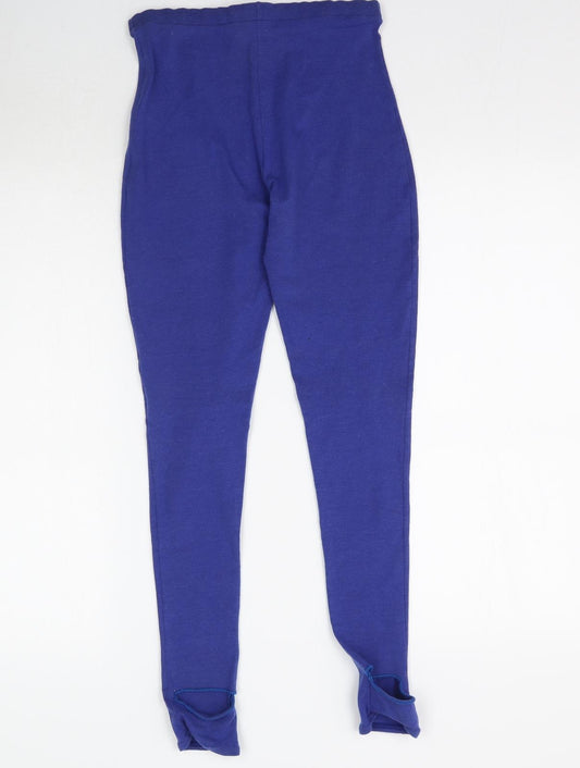 Backstage of Milton Keynes Womens Blue Leggings Size S L27 in